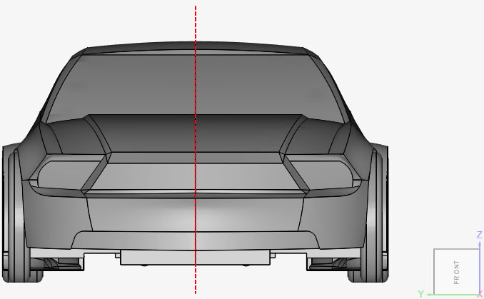 car symmetry plane cfd