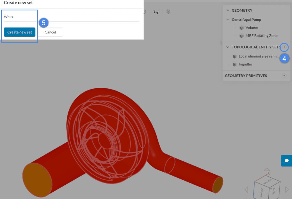 creating a topological entity set