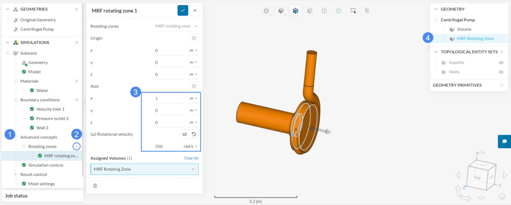 Multi-purpose mrf rotating zone