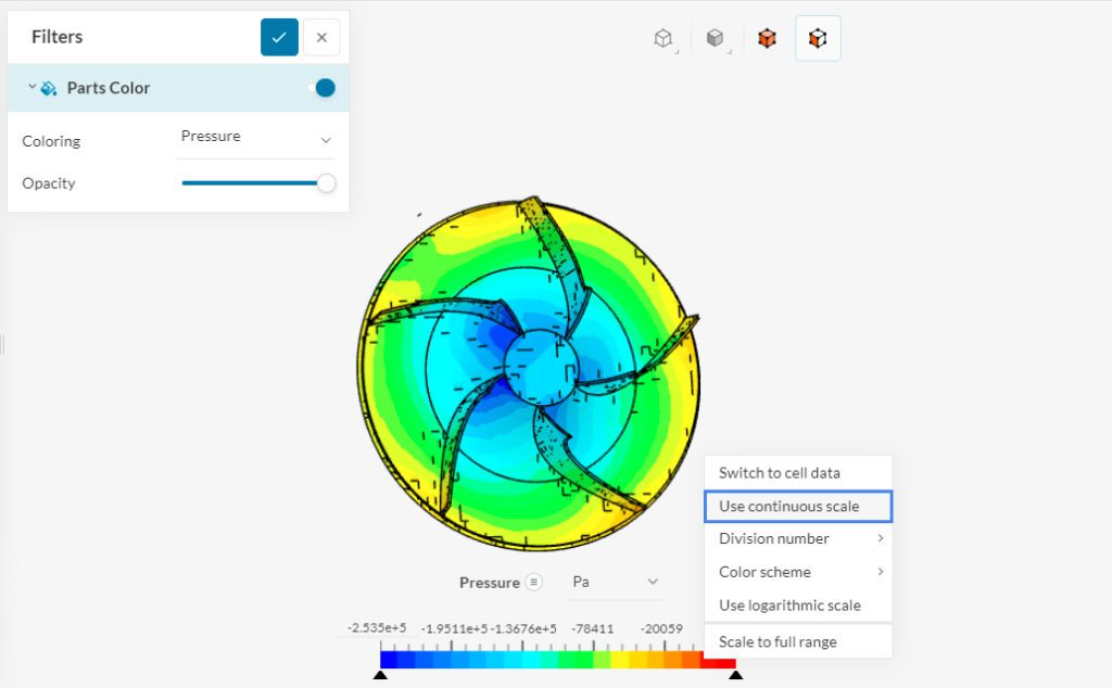Multi-purpose post processing pressure on blades