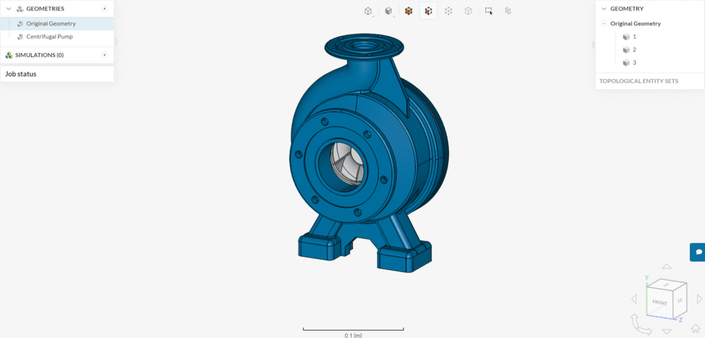 centrifugal pump geometry for cfd analysis