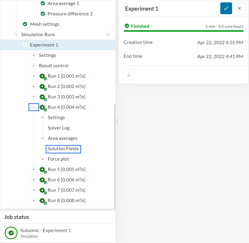 accessing post processor simscale