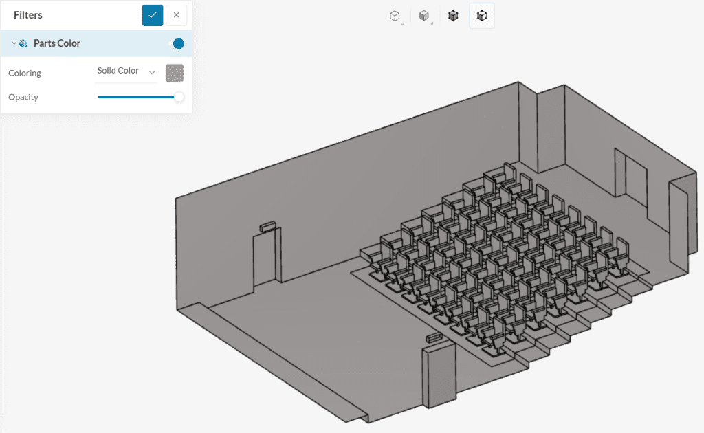 post processor view after hiding faces