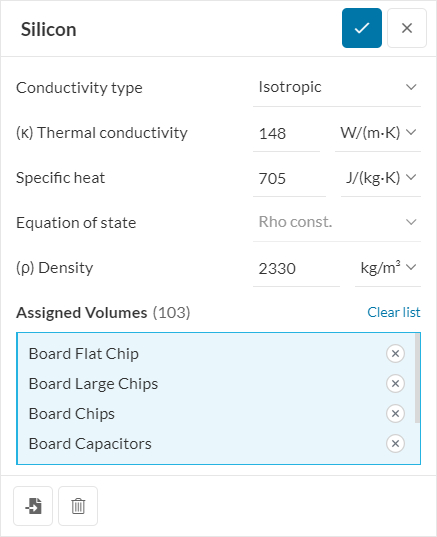 silicon material assignment CHT