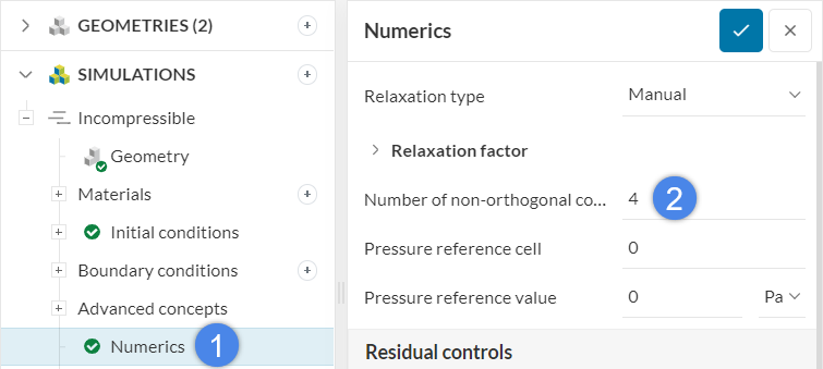 numerics parameters drone simulation mrf rotating zone