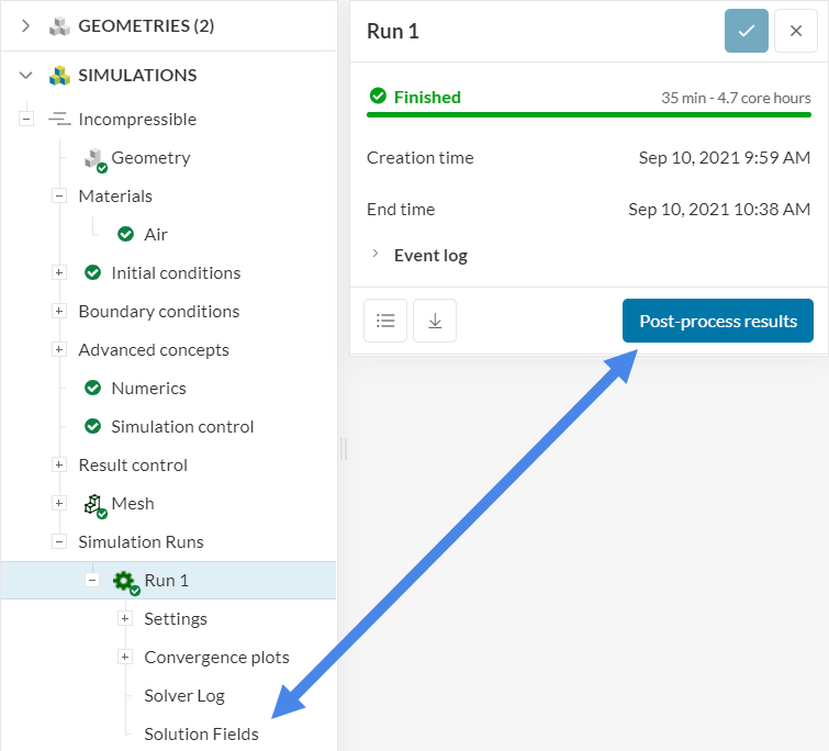 access to the post-processor