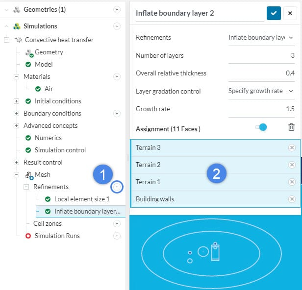 boundary layer refinement standard algorithm