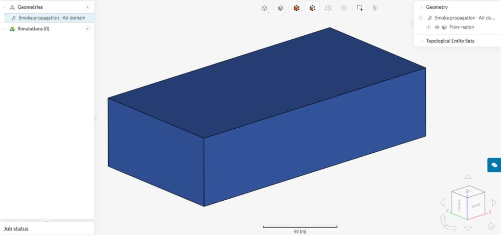 smoke propagation initial geometry