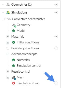 simscale starting a simulation