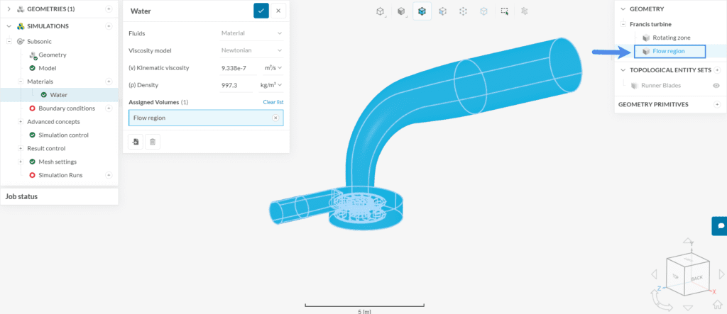 material assignment to Multi-purpose water turbine