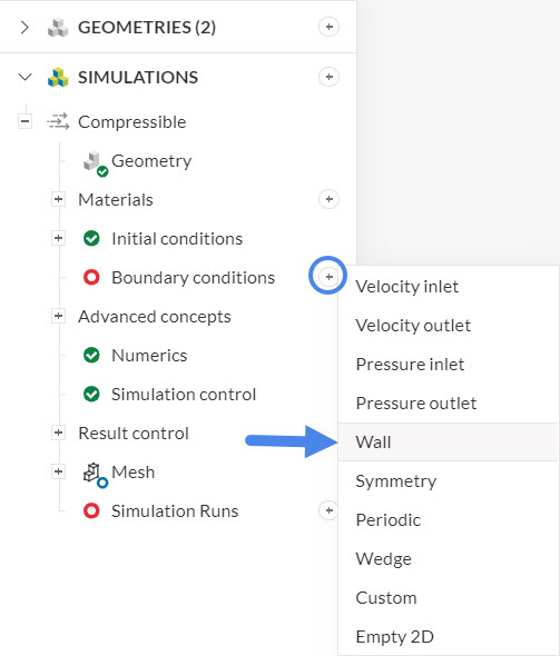 adding a new boundary condition in simscale