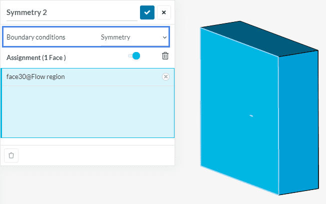 setting up symmetry bc in simscale