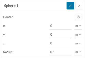 geometrical primitive creation  sphere