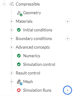 new simulation run simulation tree