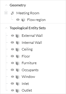 simscale topological entity sets for thermal comfort assessment