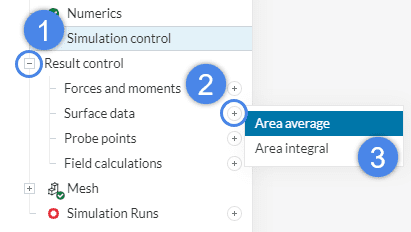 area average result control creation for thermal comfort assessment