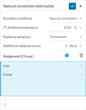 natural convection boundary condition for thermal comfort assessment