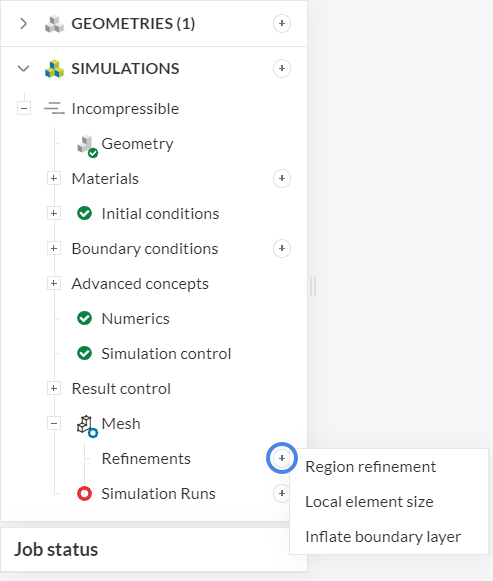 mesh refinement standard
