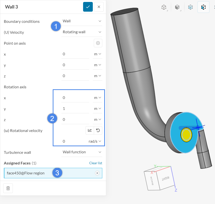 boundary condition to prevent rotation