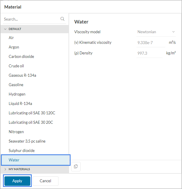 Water Turbine material selection