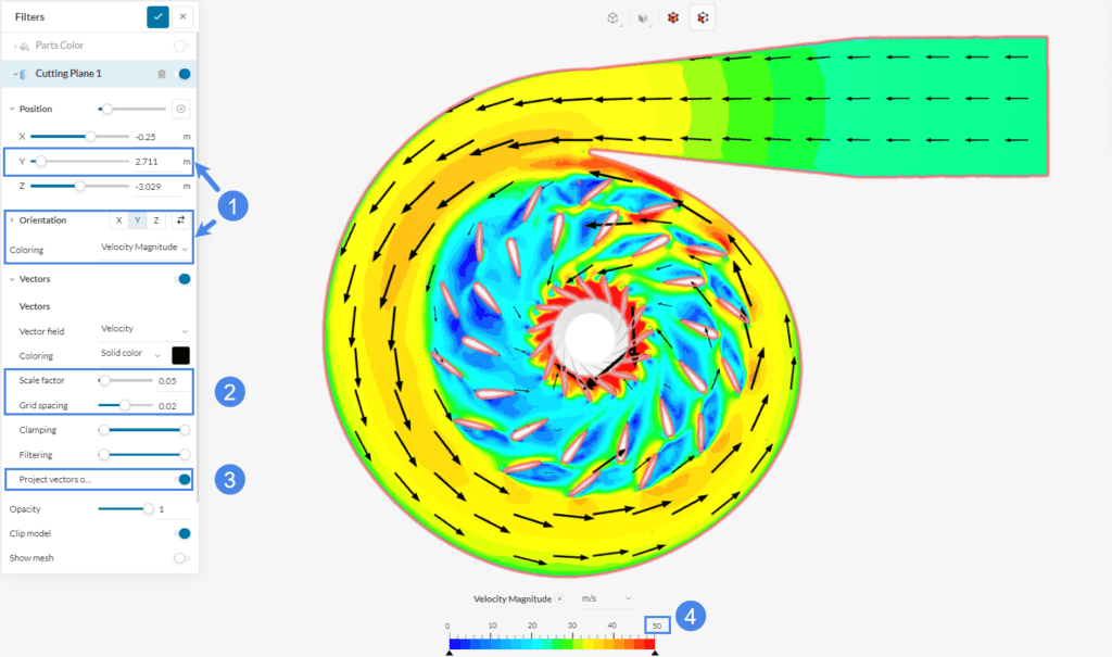Water Turbine cutting plane 2