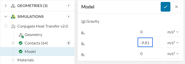 gravity definition simscale natural convection led