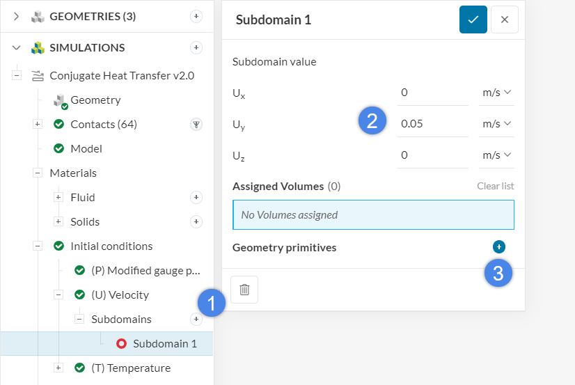 natural convection initialization for velocity
