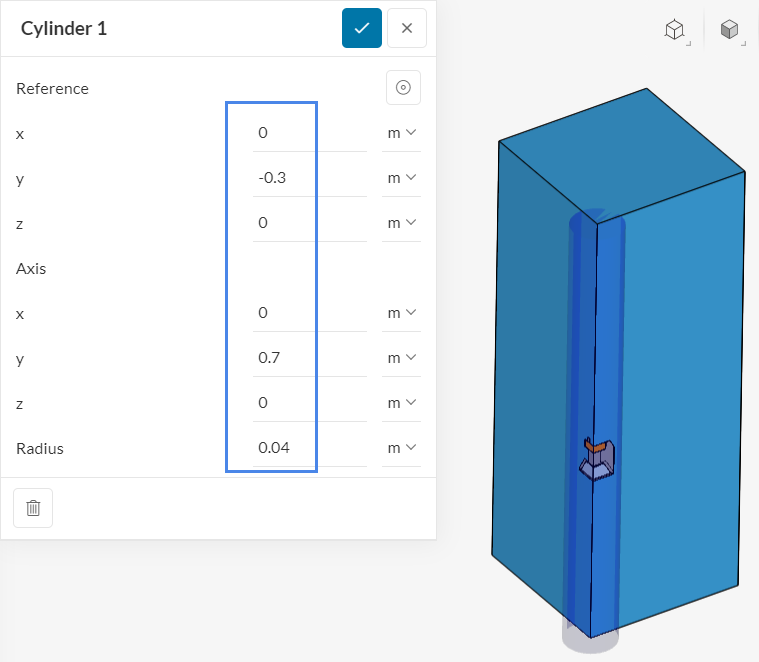 cylinder initialization geometry primitives
