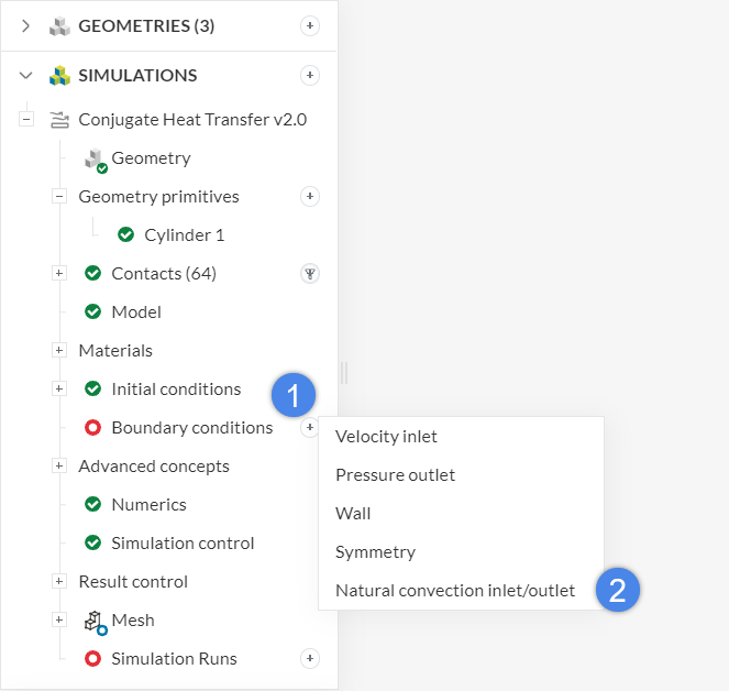 boundary condition creation