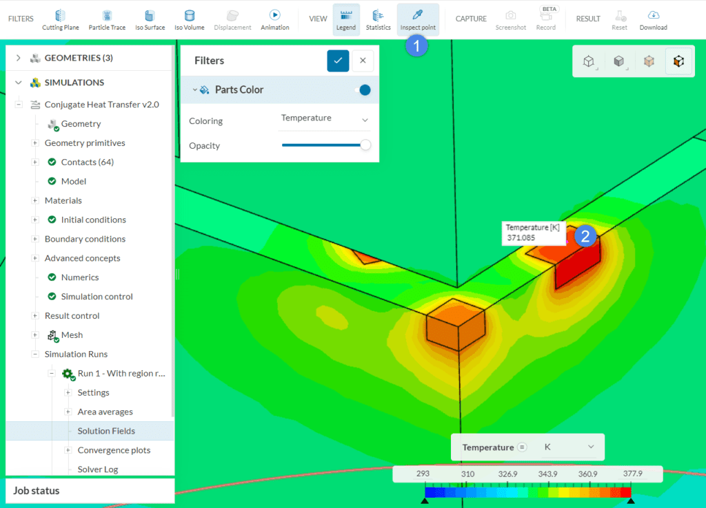 inspect element feature post-processor