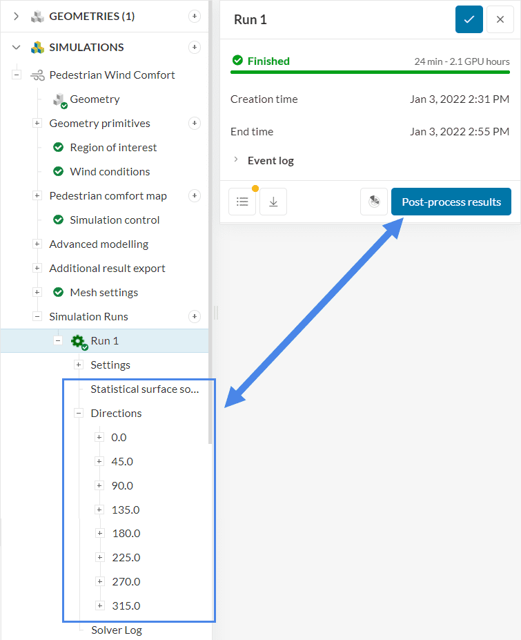how to access the simscale post-processor