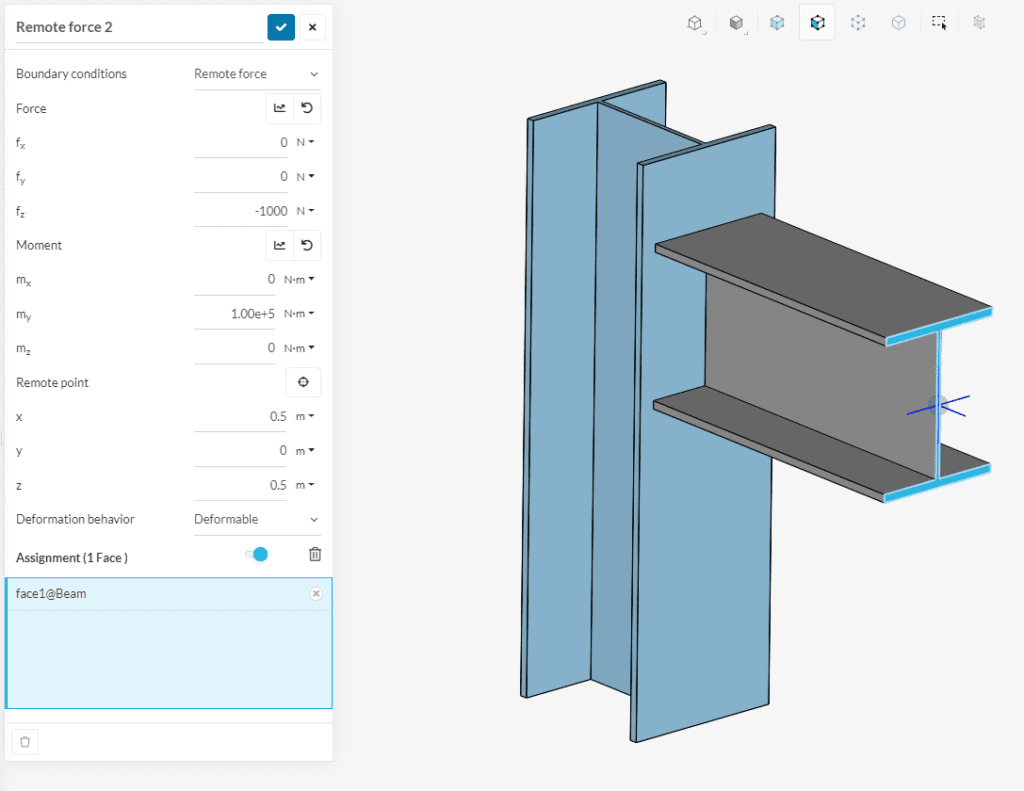  Remote force boundary condition 
