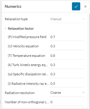 radiation numerics simscale