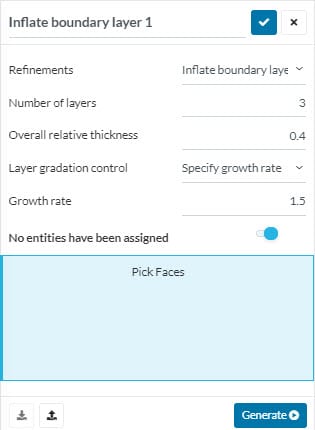 Default Boundary Layer Settings