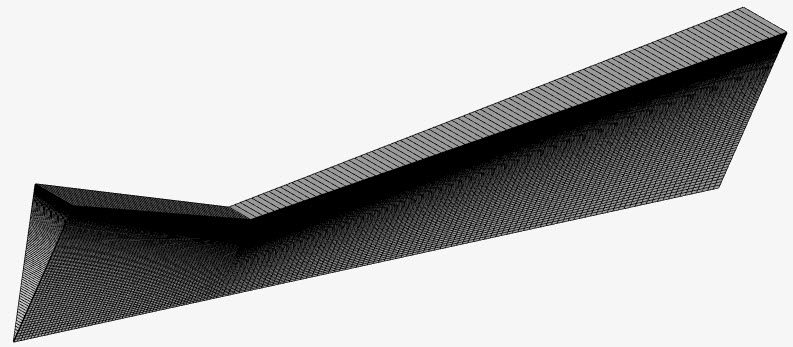 2d mesh for wedge boundary condition