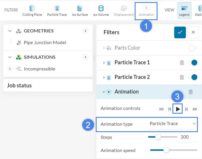 animation filter in simscale