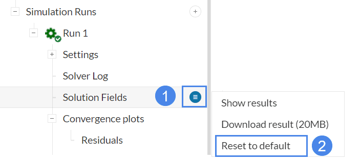 Reset post-processor