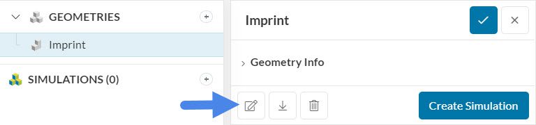 imprint cad mode simscale