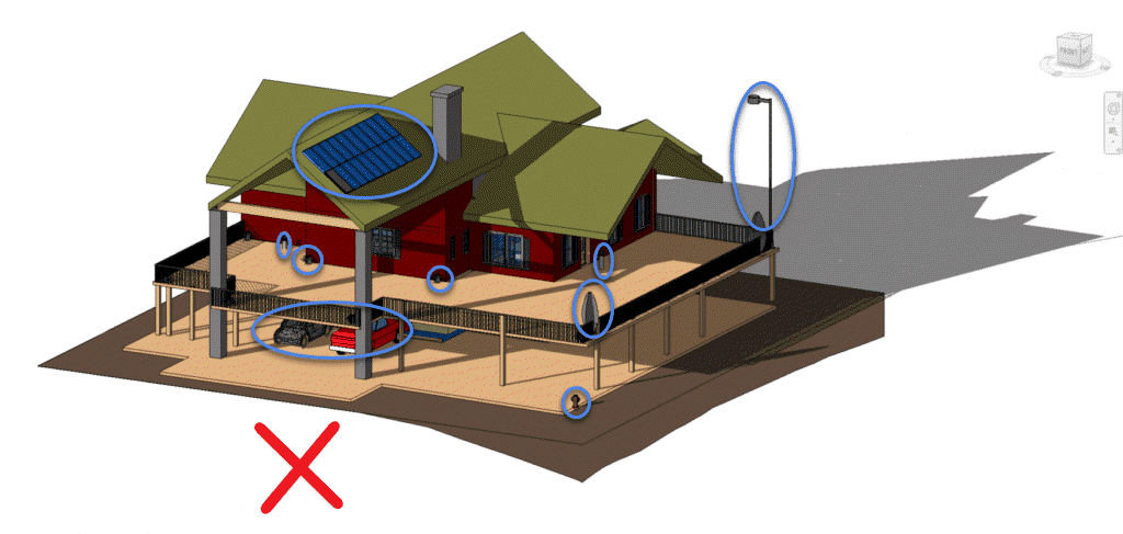 Cleaning up the Revit model