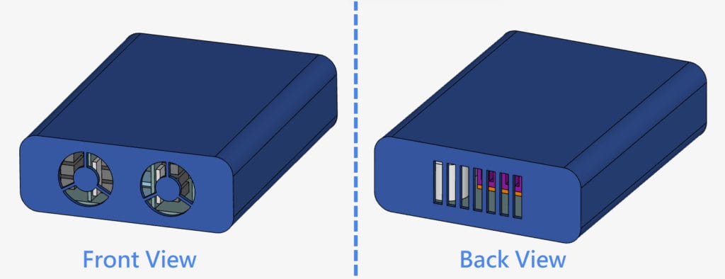 an electronics box that will be used in a cht analysis
