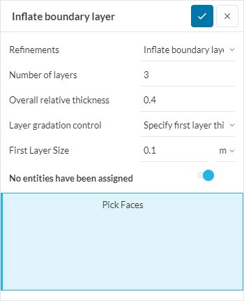 inflate boundary layer standard simscale y+