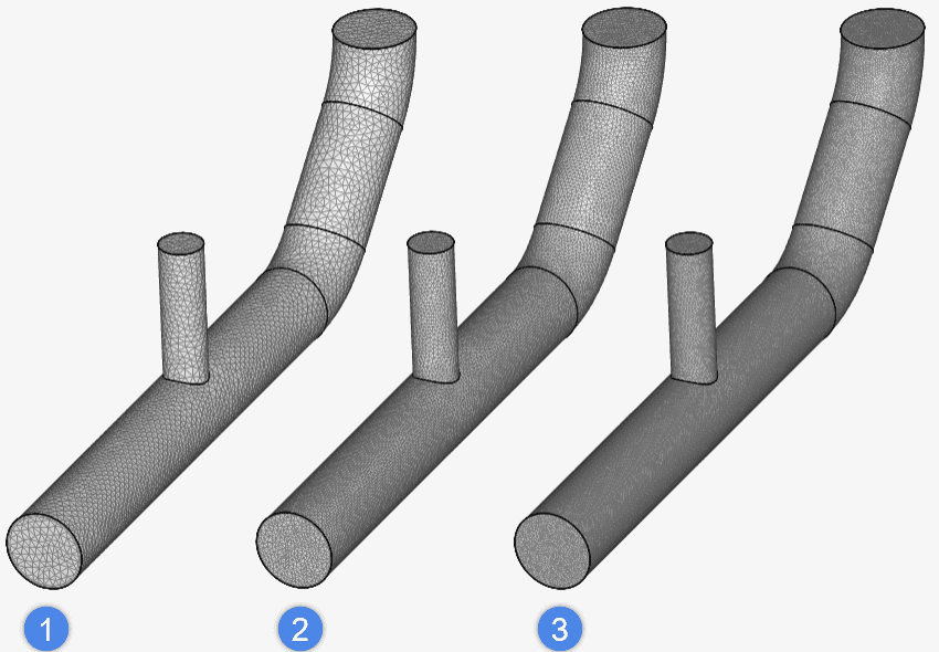mesh sensitivity standard meshing tool simscale