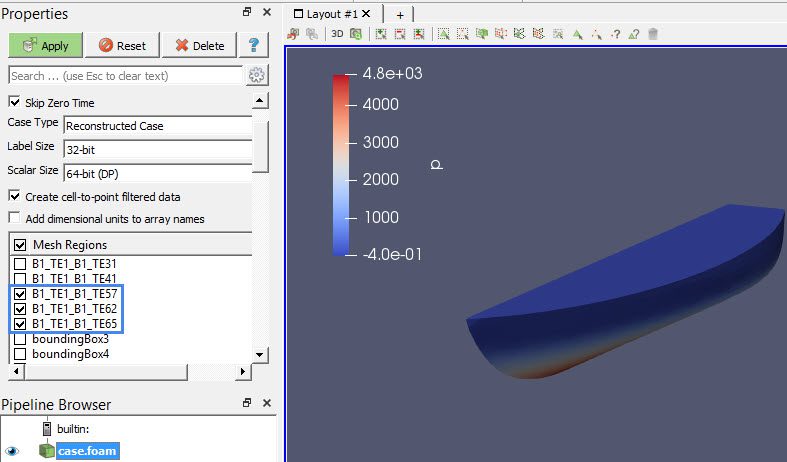 loading result set in paraview