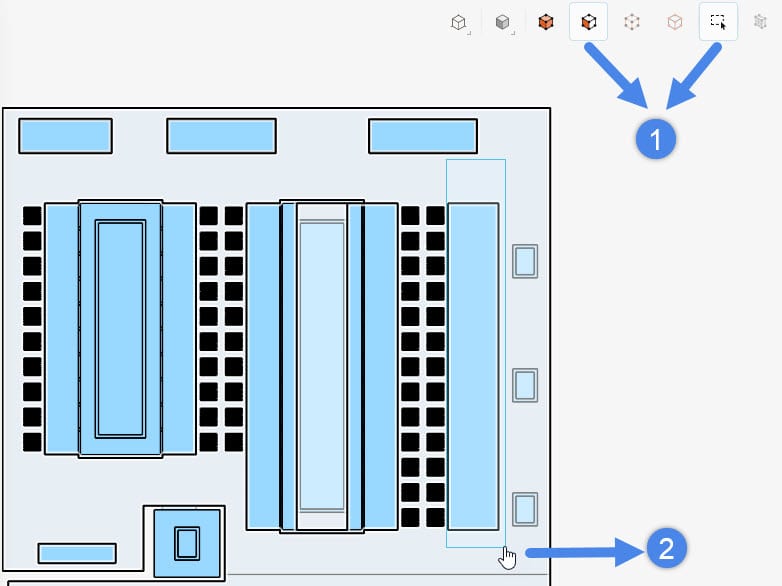 box selection within simscale 