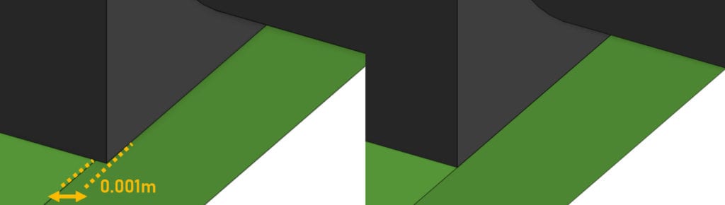 this picture shows what are the small details on a cad model