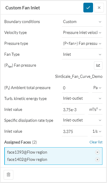 Fan Implementation SimScale Fan BC Setup Custom