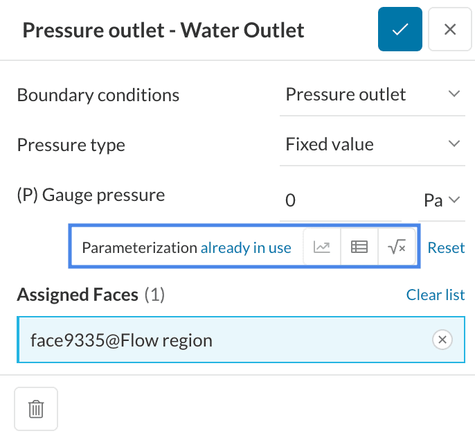 multiple parametric configurations warning
