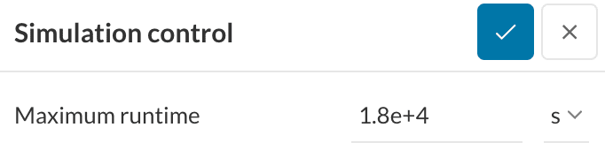 electromagnetics simulation control