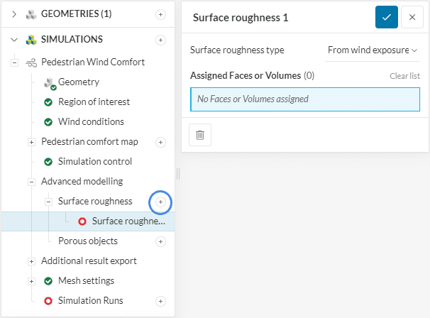 Adnaced modeling create surface roughness