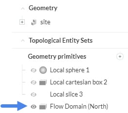 interface option to see the flow domain